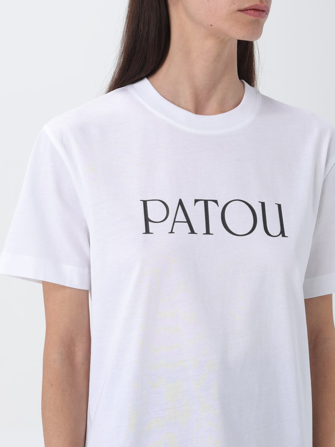 Tシャツ・カットソー PATOU Woman T-Shirt White JE0299999 001W PATOU: T-shirt woman - White | Patou t-shirt JE0299999