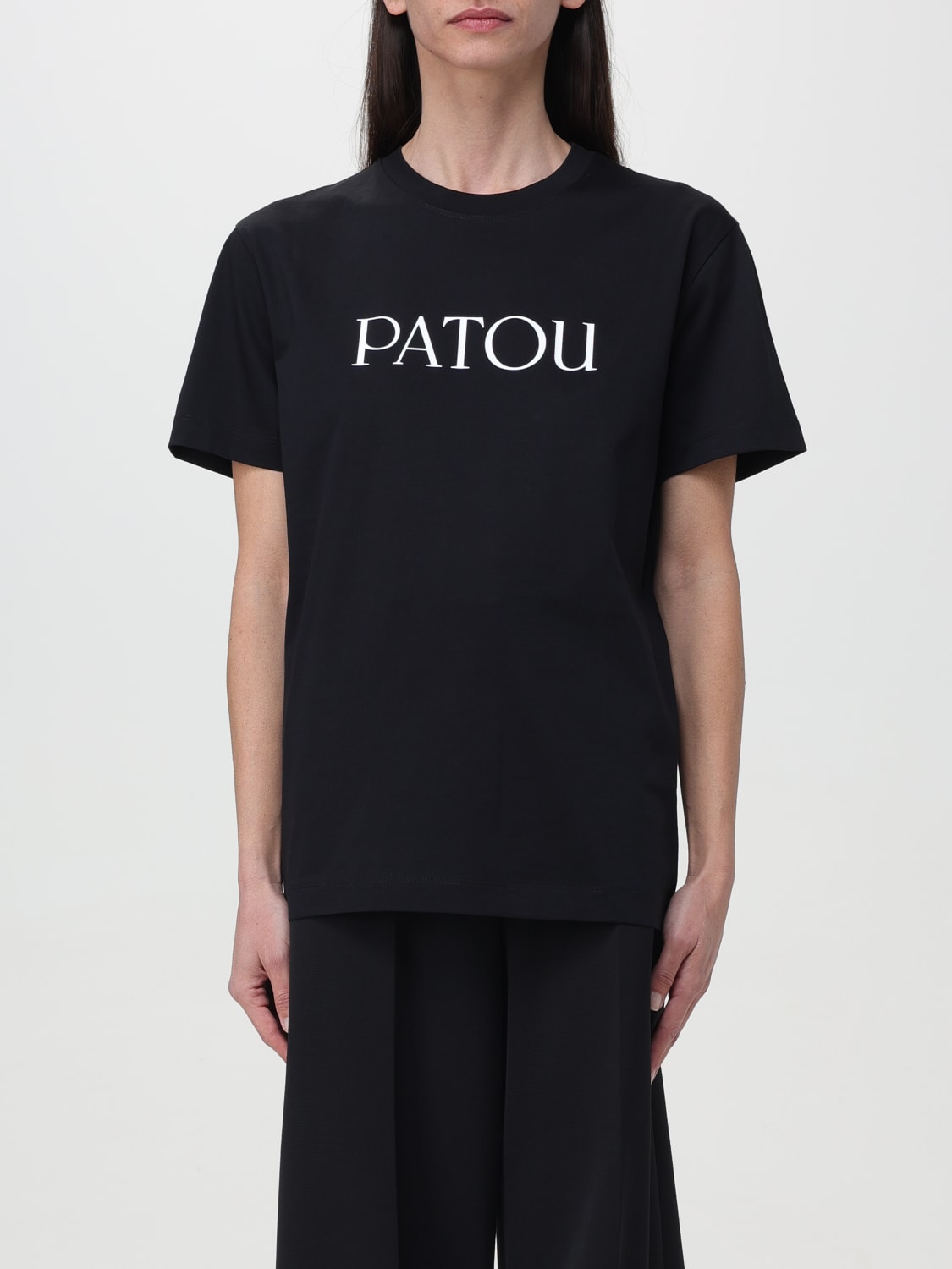 PATOU：Tシャツ レディース - ブラック | GIGLIO.COMオンラインのPatou Tシャツ JE0299999