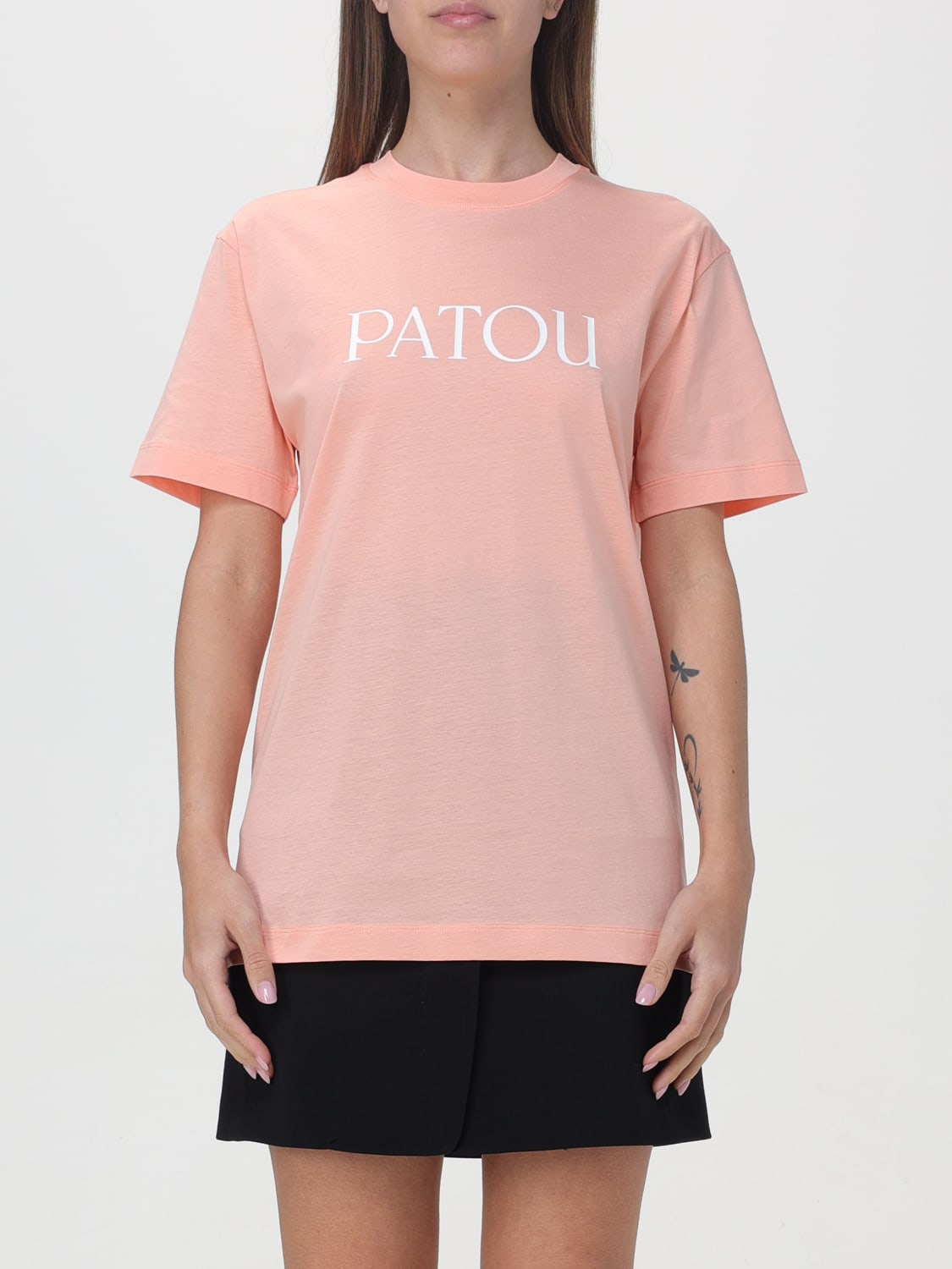 55％以上節約 patouベージュTシャツ (PATOU/Tシャツ レディース