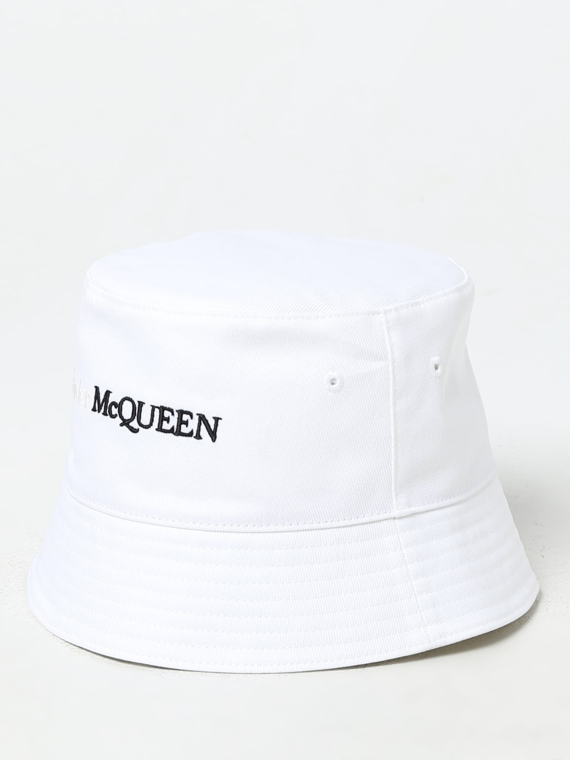 Giglio Cappello Alexander McQueen in cotone con logo