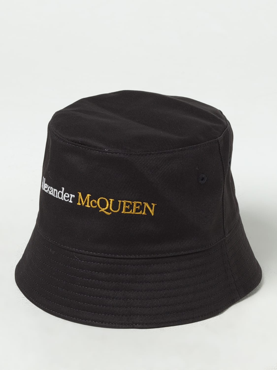 Giglio Cappello Alexander McQueen in cotone con logo