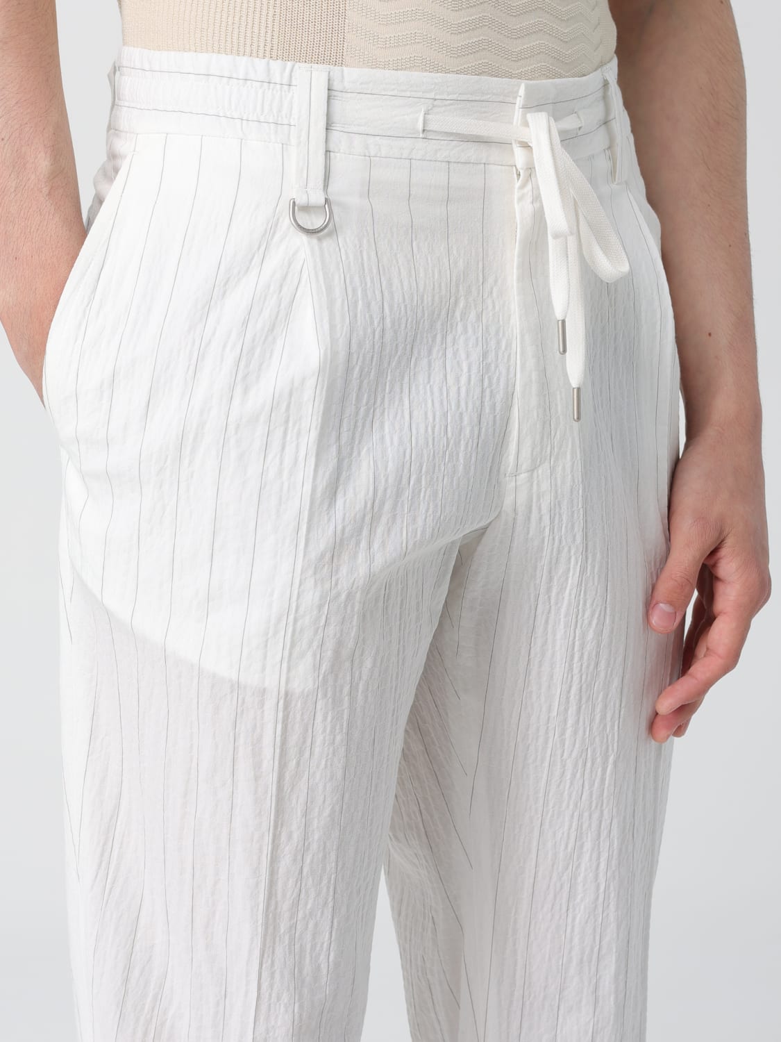PAOLO PECORA PANTALONE: Pantalone uomo Paolo Pecora, Beige - Img 3