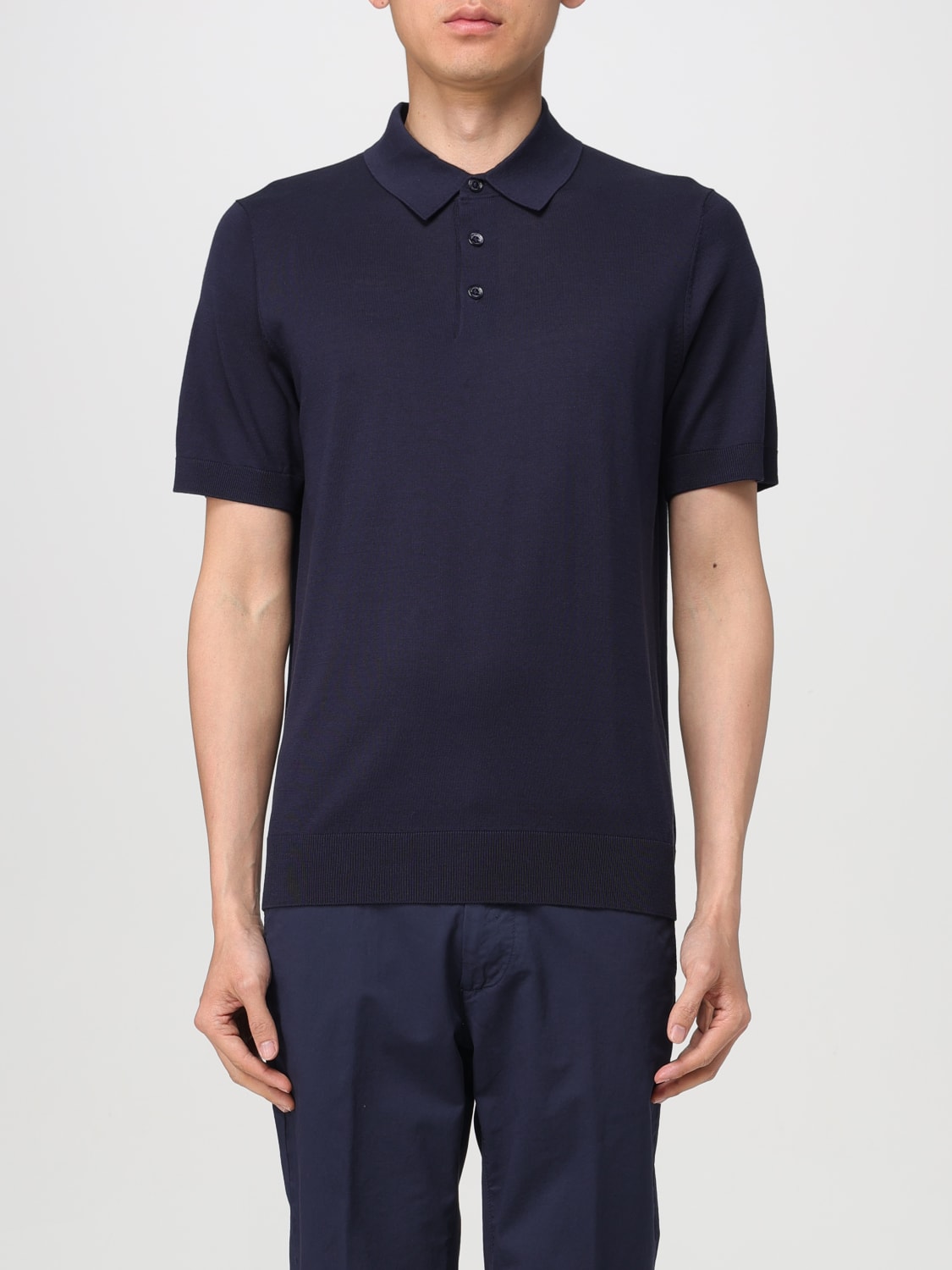 Paolo Pecora Outlet Polo shirt men Blue Paolo Pecora polo shirt A008F200 online at GIGLIO.COM