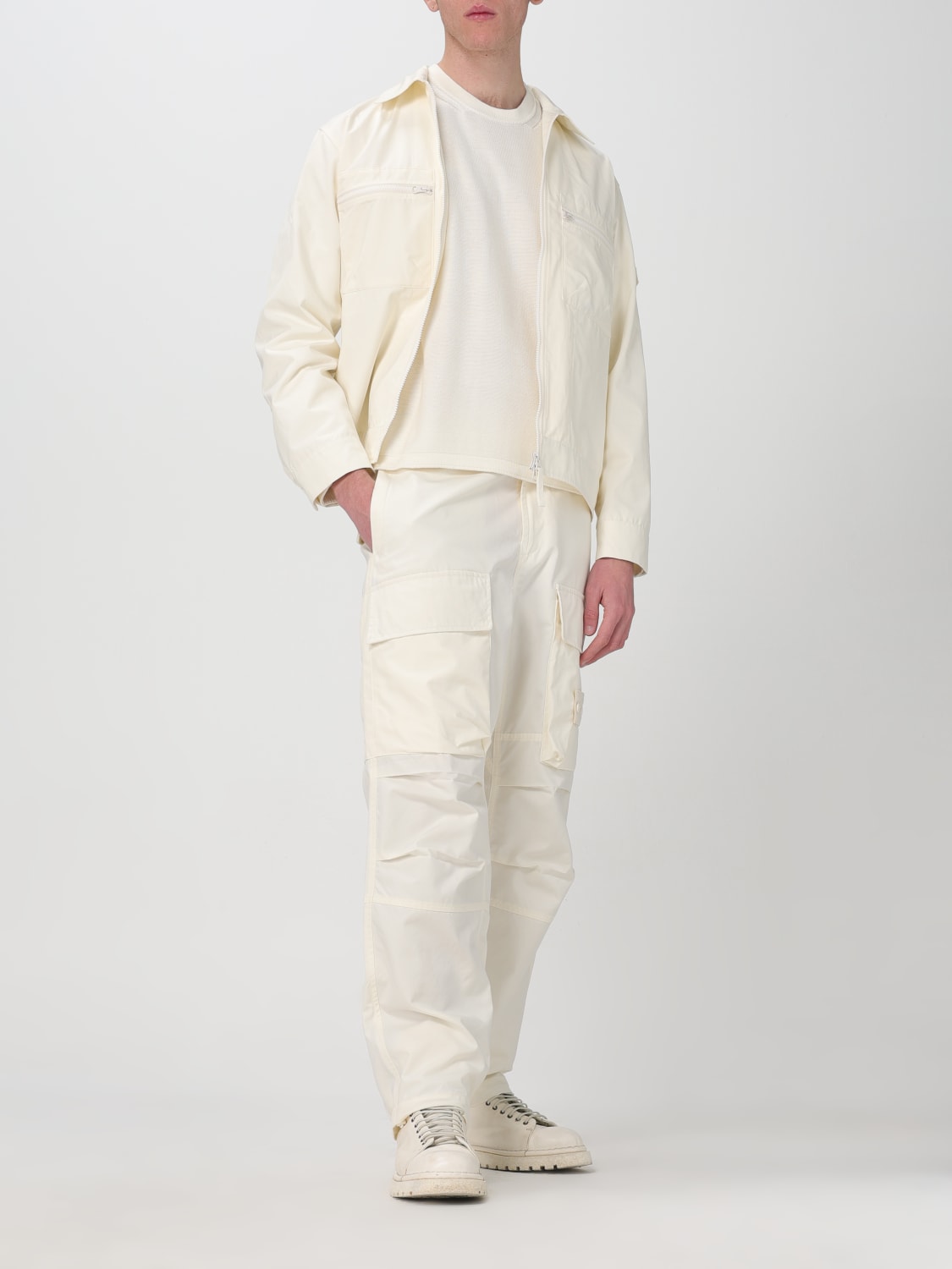 STONE ISLAND PANTALÓN: Pantalón hombre Stone Island, Blanco - Img 2