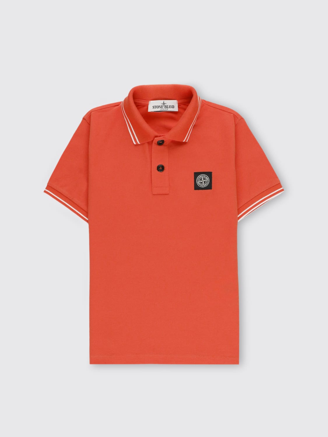 Stone Island Junior Outlet T shirt kids Orange Stone Island Junior polo shirt 21348 online at GIGLIO.COM
