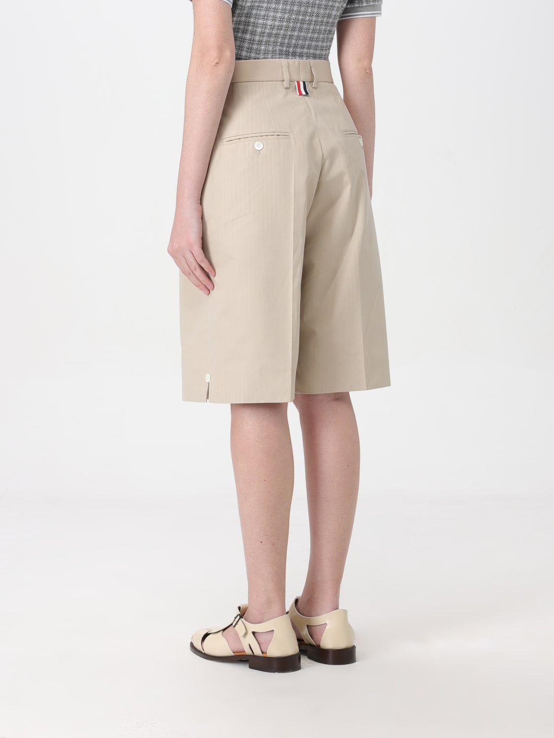 THOM BROWNE SHORT: Short woman Thom Browne, Beige - Img 3