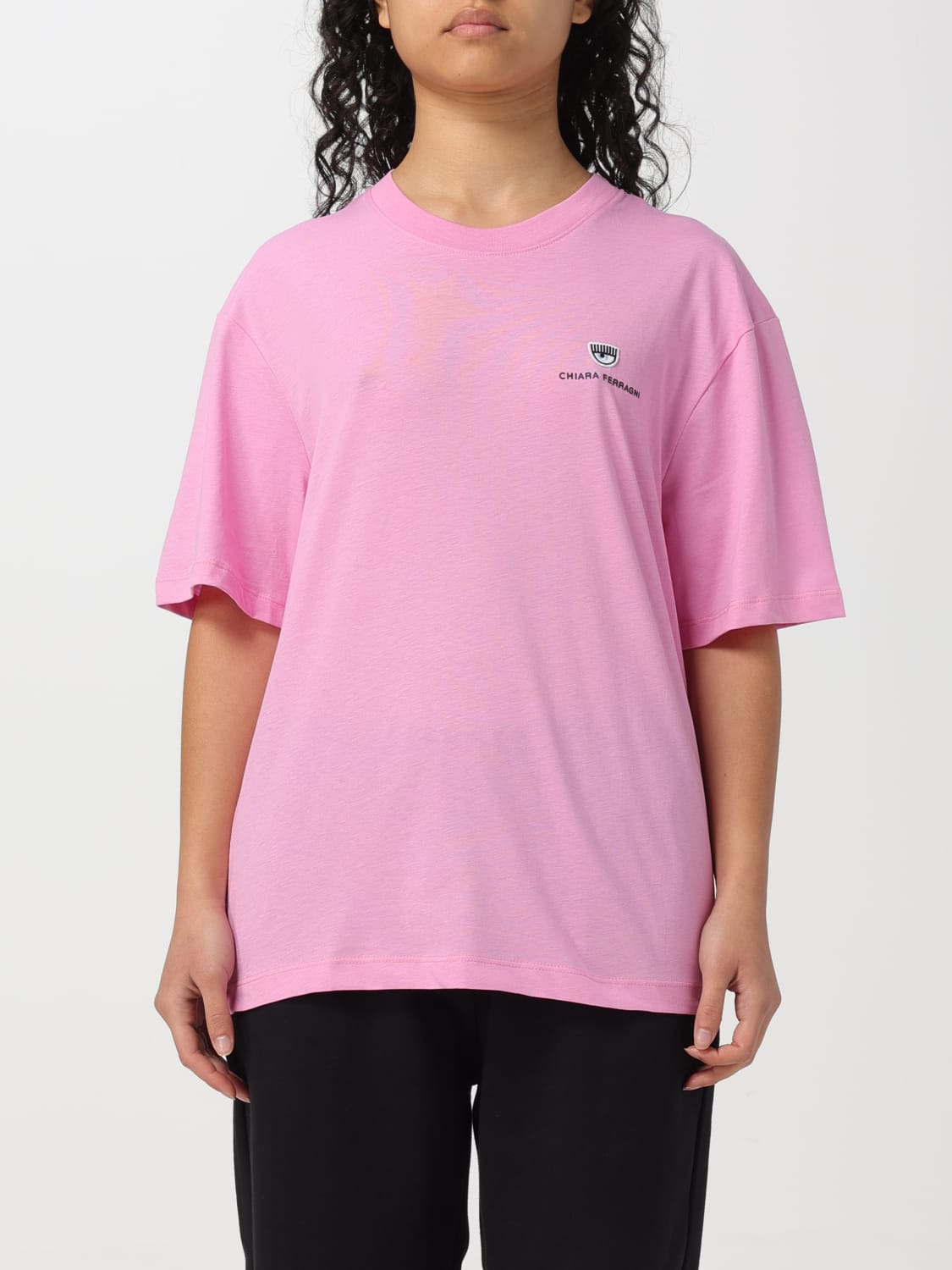 CHIARA FERRAGNI T-SHIRT: T-shirt woman Chiara Ferragni, Fuchsia - Img 1