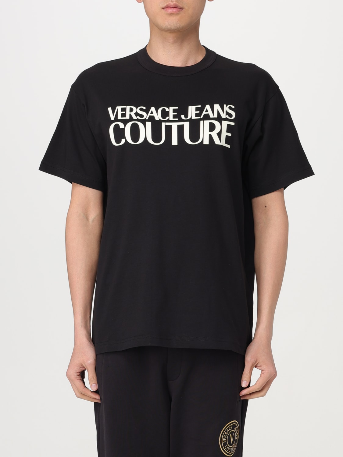 Giglio T-shirt con logo Versace Jeans Couture