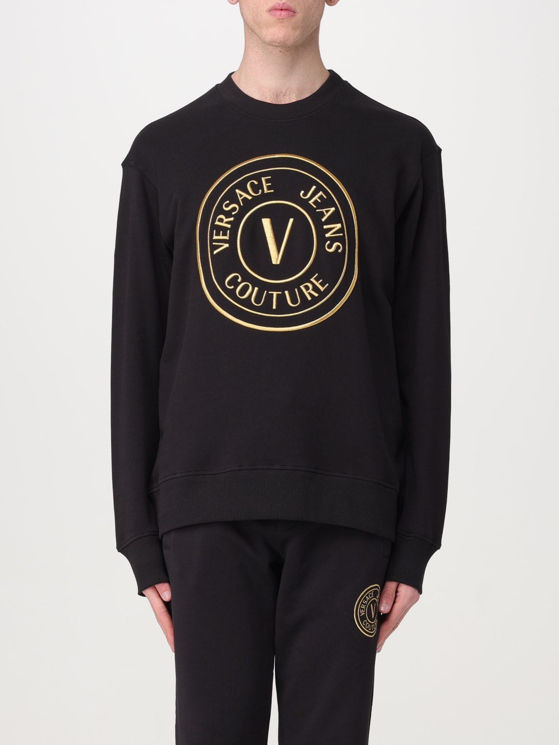 VERSACE JEANS COUTURE ТОЛСТОВКА: Толстовка Мужское Versace Jeans Couture, Черный - Img 1