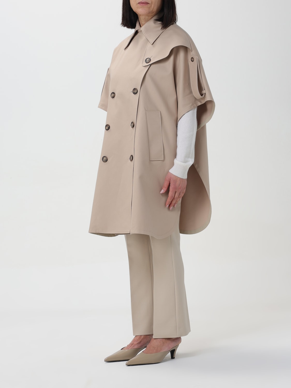 MAX MARA：ブレザー レディース - ベージュ | GIGLIO.COMオンラインのMax Mara トレンチコート 2414731161600