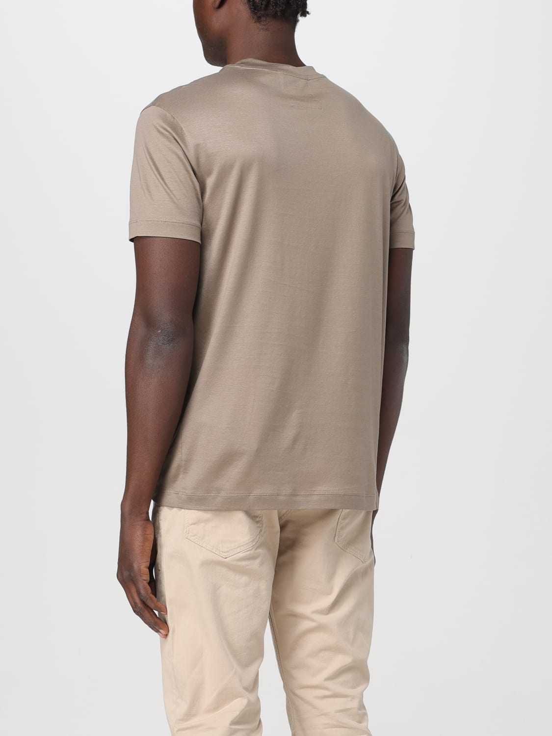 EMPORIO ARMANI: T-shirt men - Grey | Emporio Armani t-shirt