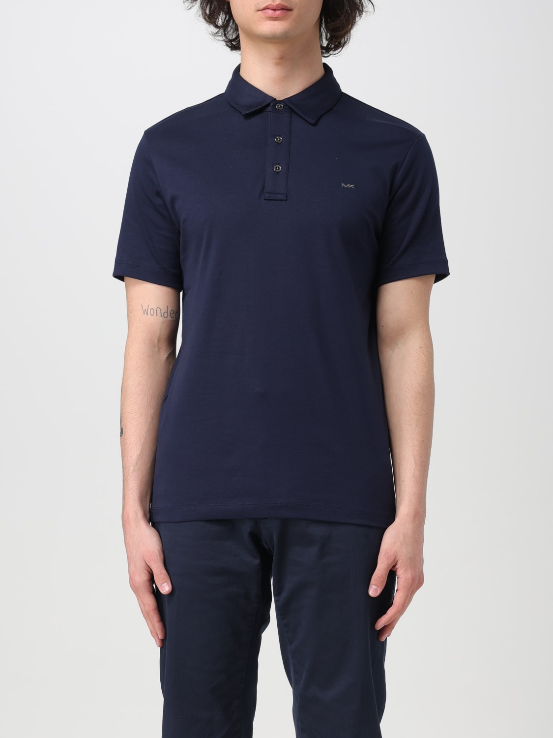 Michael kors polo mens navy deals
