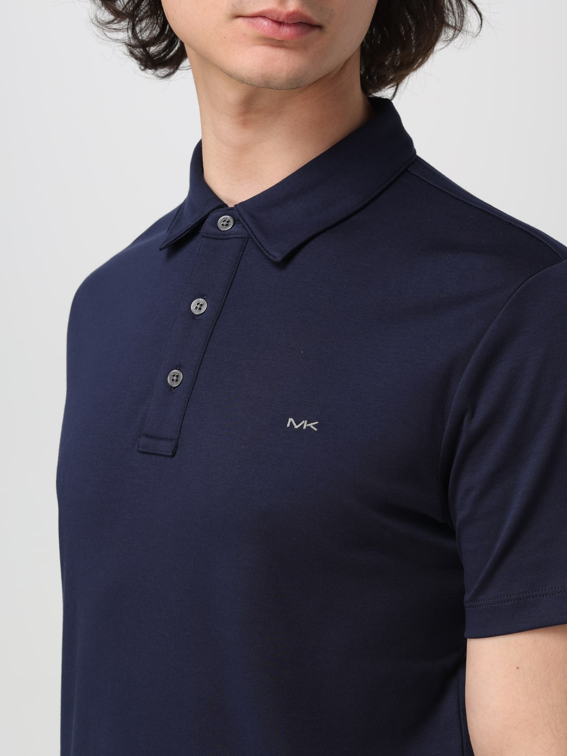 MICHAEL KORS POLO SHIRT: Polo shirt men Michael Kors, Blue - Img 3