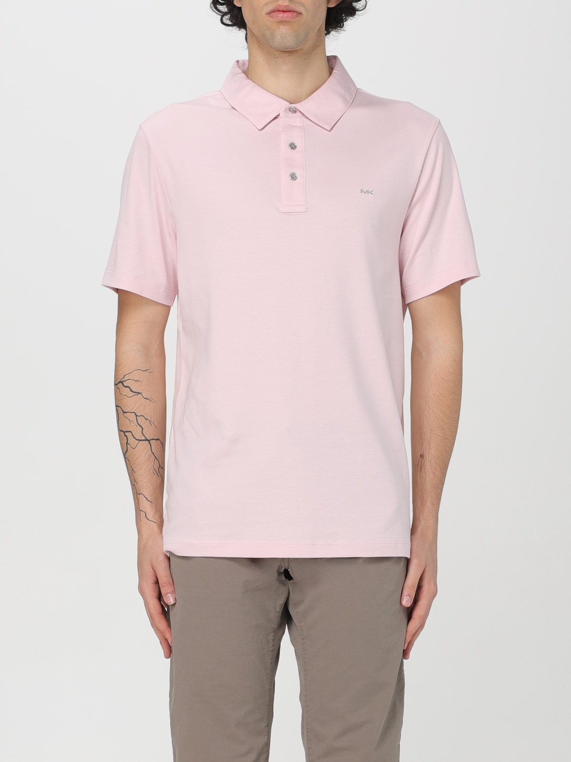 MICHAEL KORS POLO: Polo homme Michael Kors, Rose - Img 1