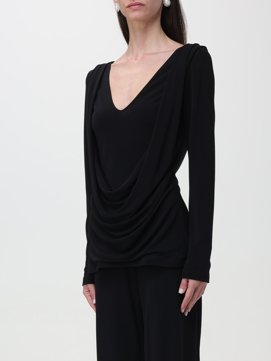 ALBERTA FERRETTI TOP: Top woman Alberta Ferretti, Black - Img 4