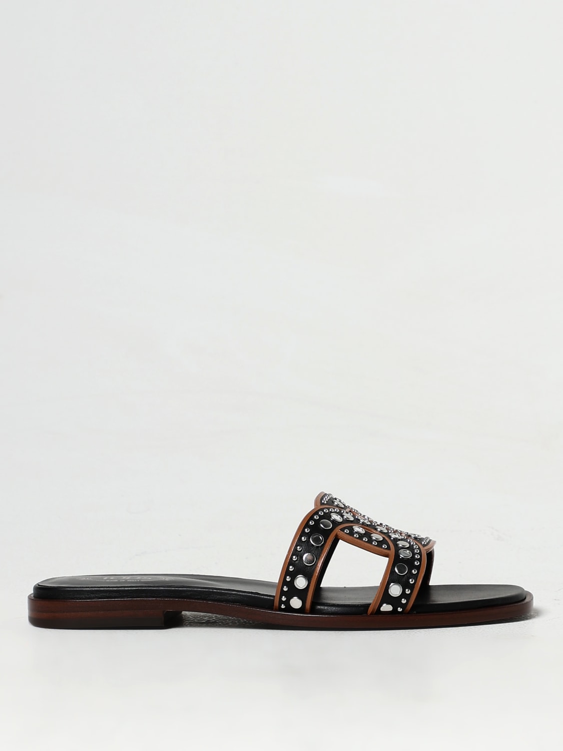 TOD'S FLAT SANDALS: Shoes woman Tod's, Black - Img 1