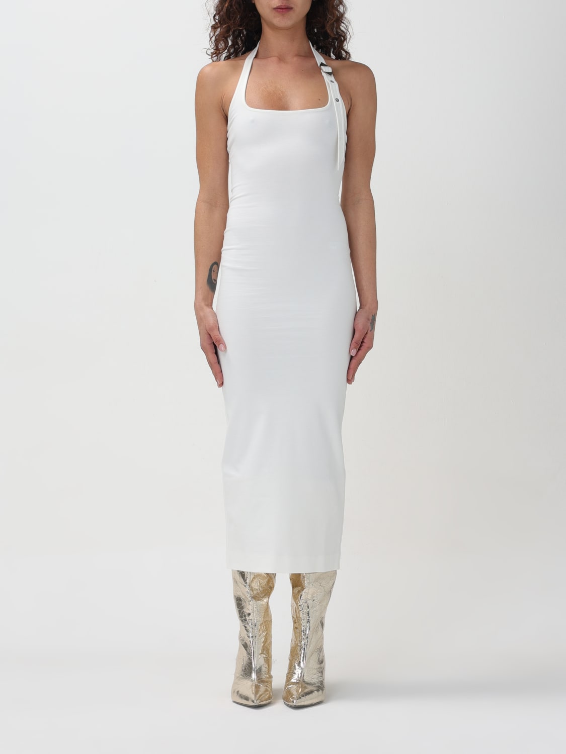 THE ATTICO DRESS: Dress woman The Attico, White - Img 1