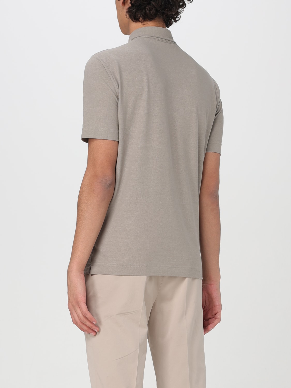 ZANONE POLO SHIRT: Polo shirt men Zanone, Beige - Img 2