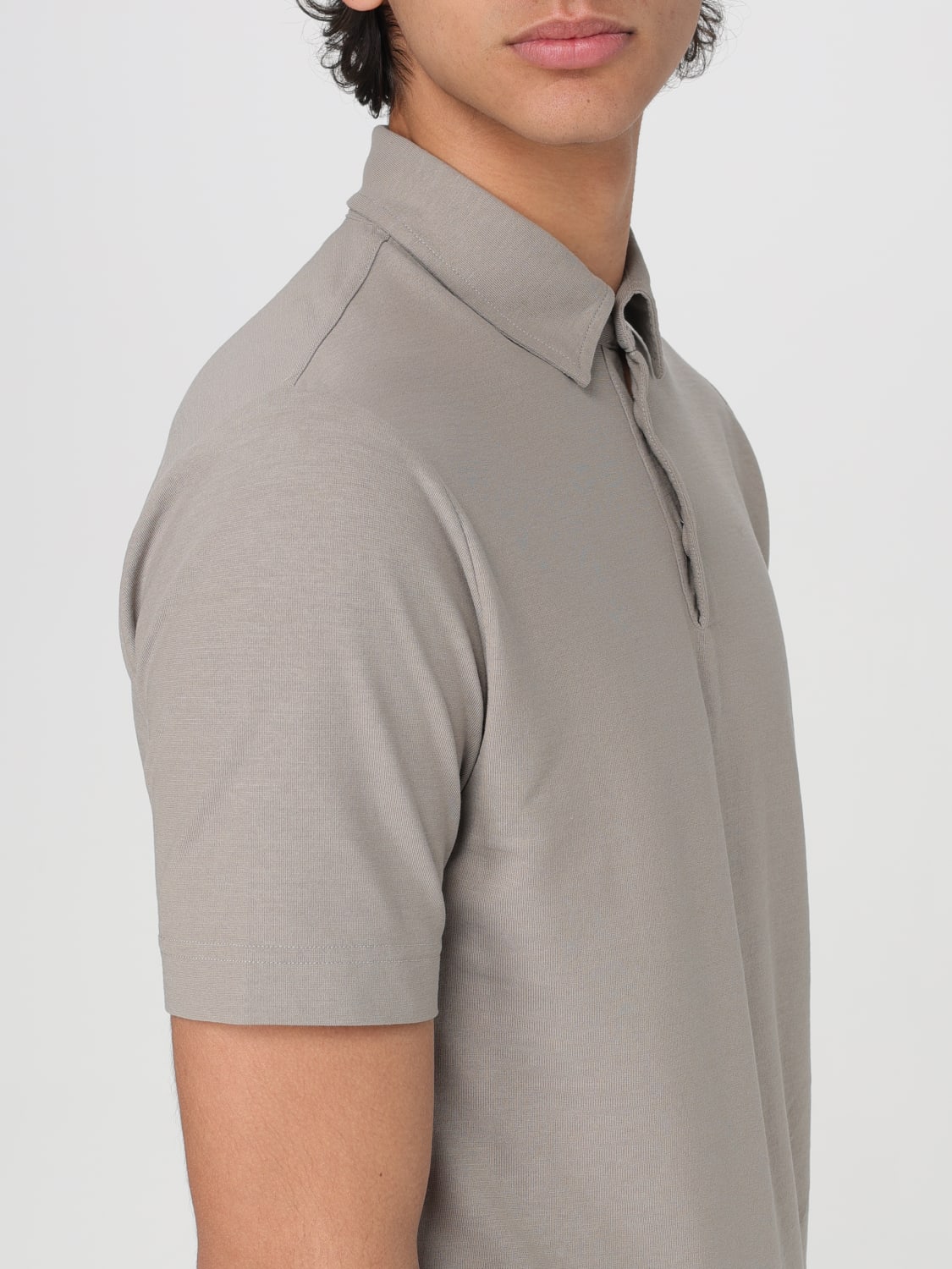 ZANONE POLO SHIRT: Polo shirt men Zanone, Beige - Img 3