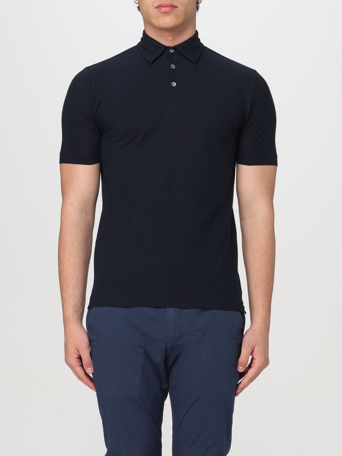 ZANONE POLO SHIRT: Polo shirt men Zanone, Blue 1 - Img 1