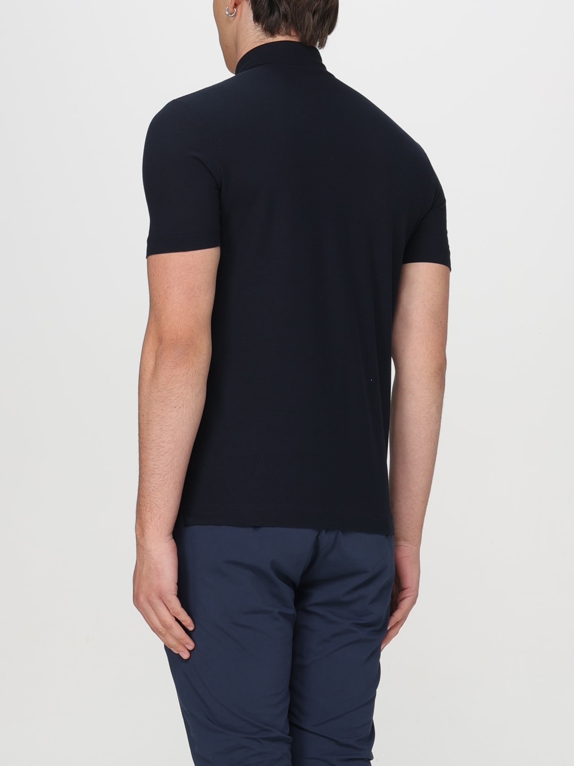 ZANONE POLO SHIRT: Polo shirt men Zanone, Blue 1 - Img 2