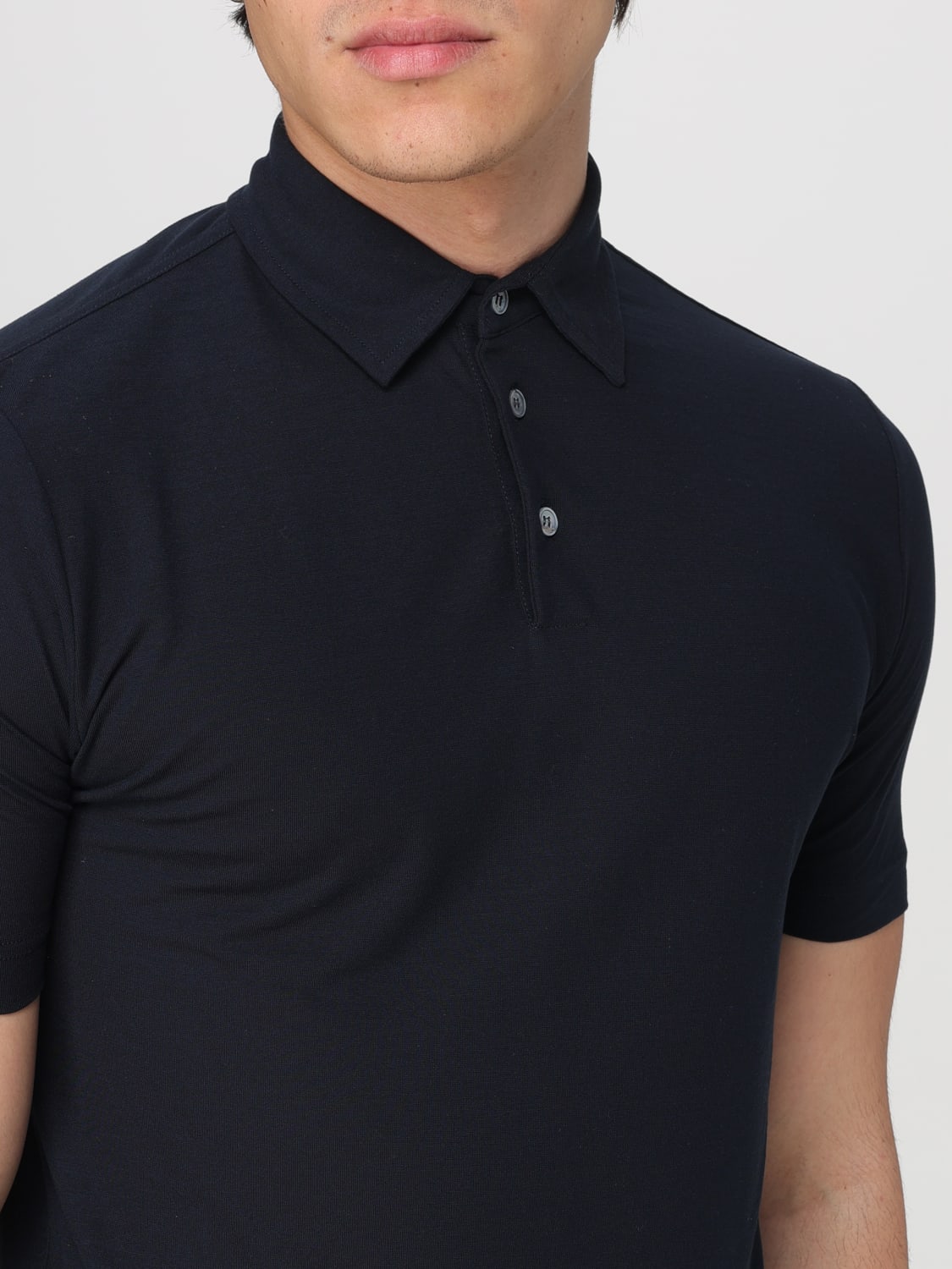 ZANONE POLO SHIRT: Polo shirt men Zanone, Blue 1 - Img 3