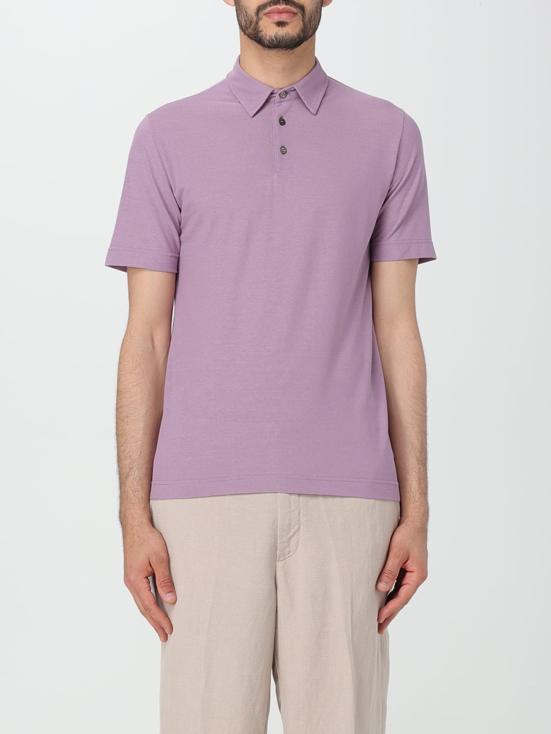 ZANONE POLO SHIRT: Polo shirt men Zanone, Lavander - Img 1