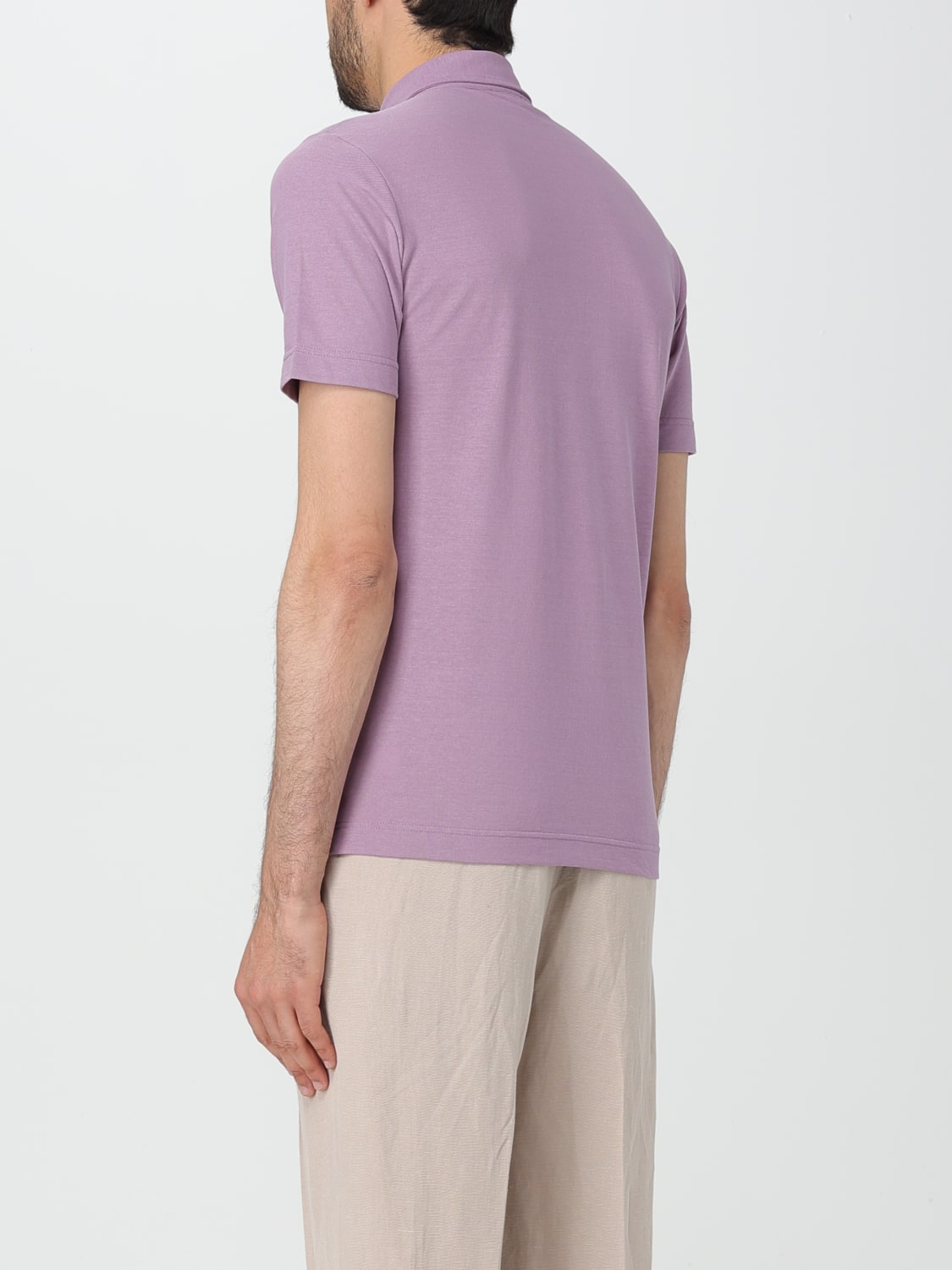 ZANONE POLO SHIRT: Polo shirt men Zanone, Lavander - Img 2