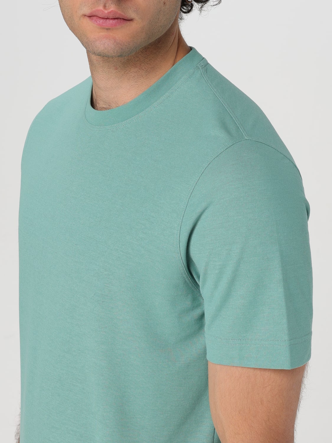 ZANONE T-SHIRT: T-shirt men Zanone, Apple Green - Img 3