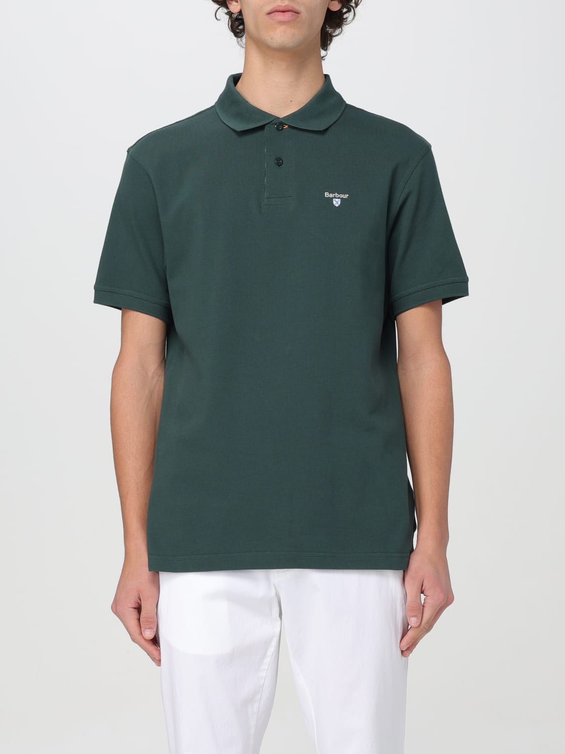 BARBOUR POLO SHIRT: Polo shirt men Barbour, Green - Img 1