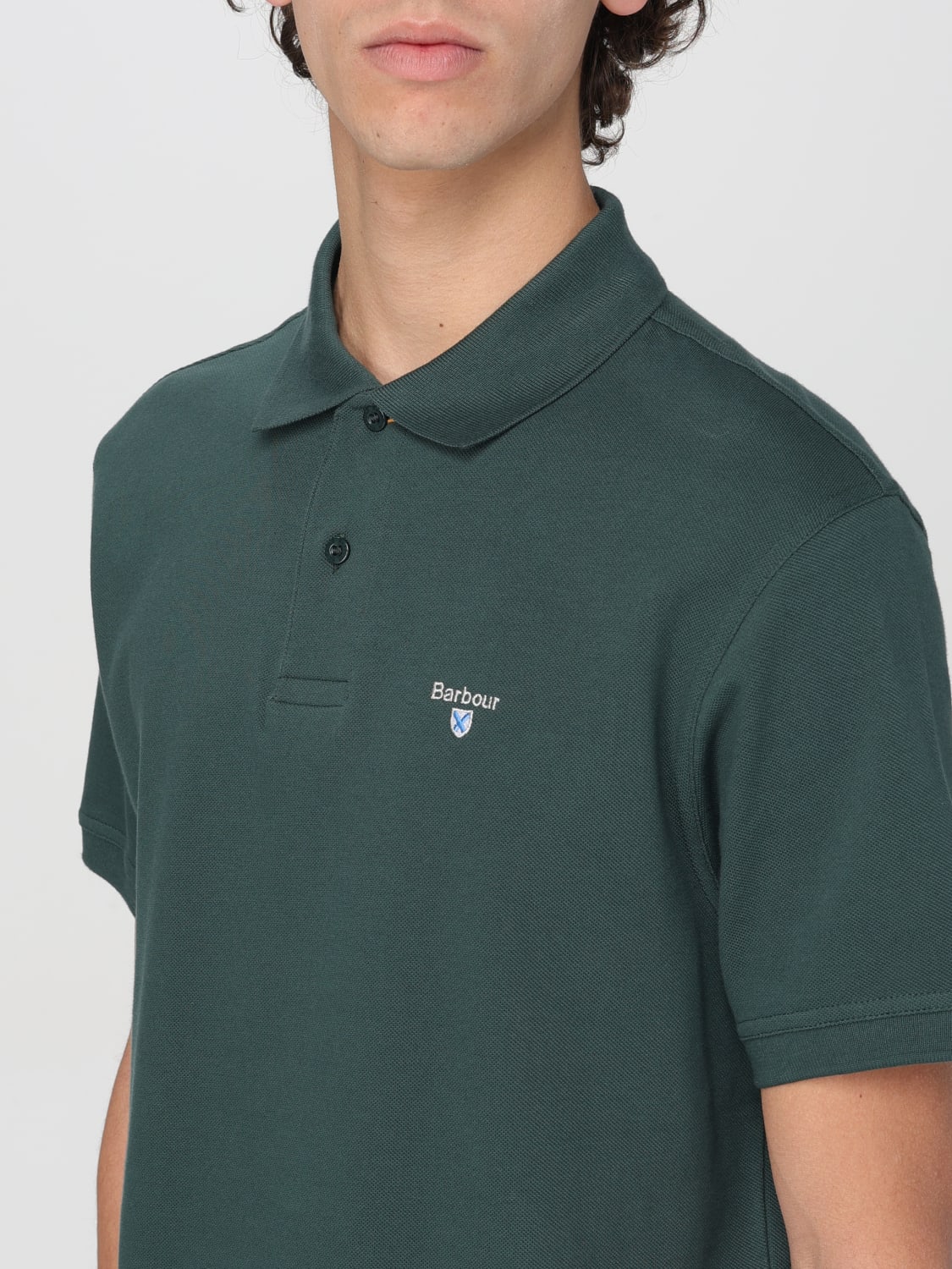 BARBOUR POLO SHIRT: Polo shirt men Barbour, Green - Img 3