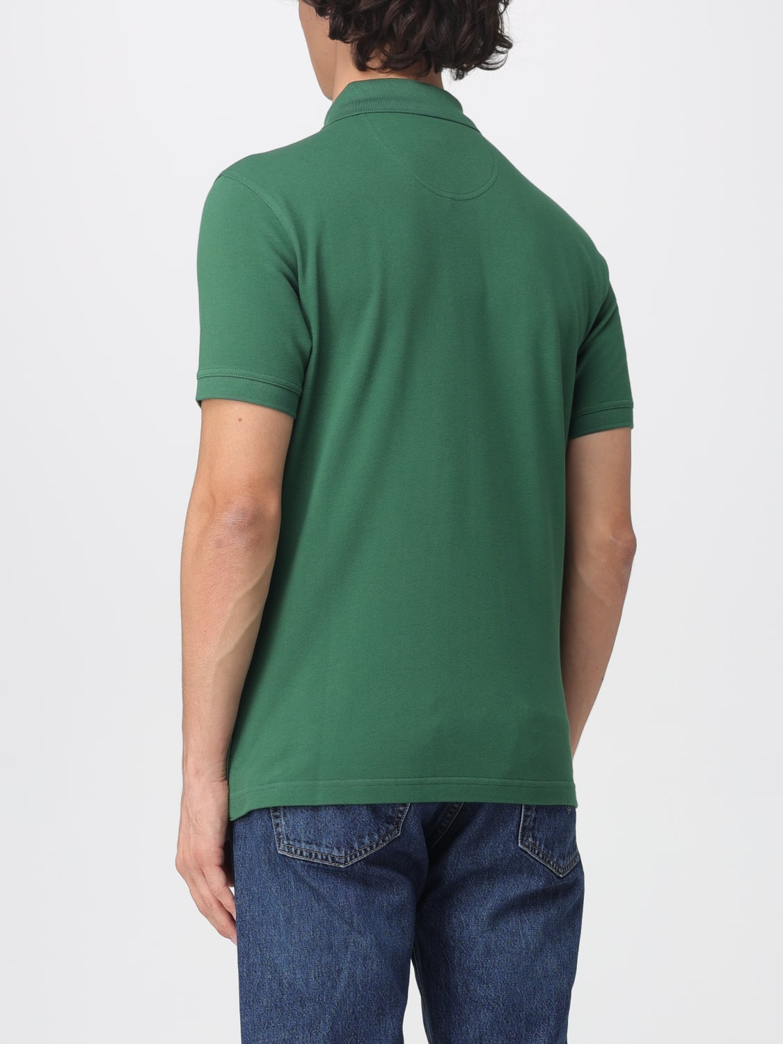 BARBOUR POLO: Polo Barbour in piquet con logo ricamato , Prato - Img 2