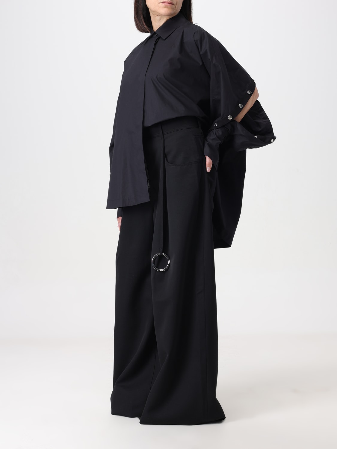 パンツ THE ATTICO SS24 Palazzo pants (241WCP148W046 198) The Attico Zebra Pants | italist