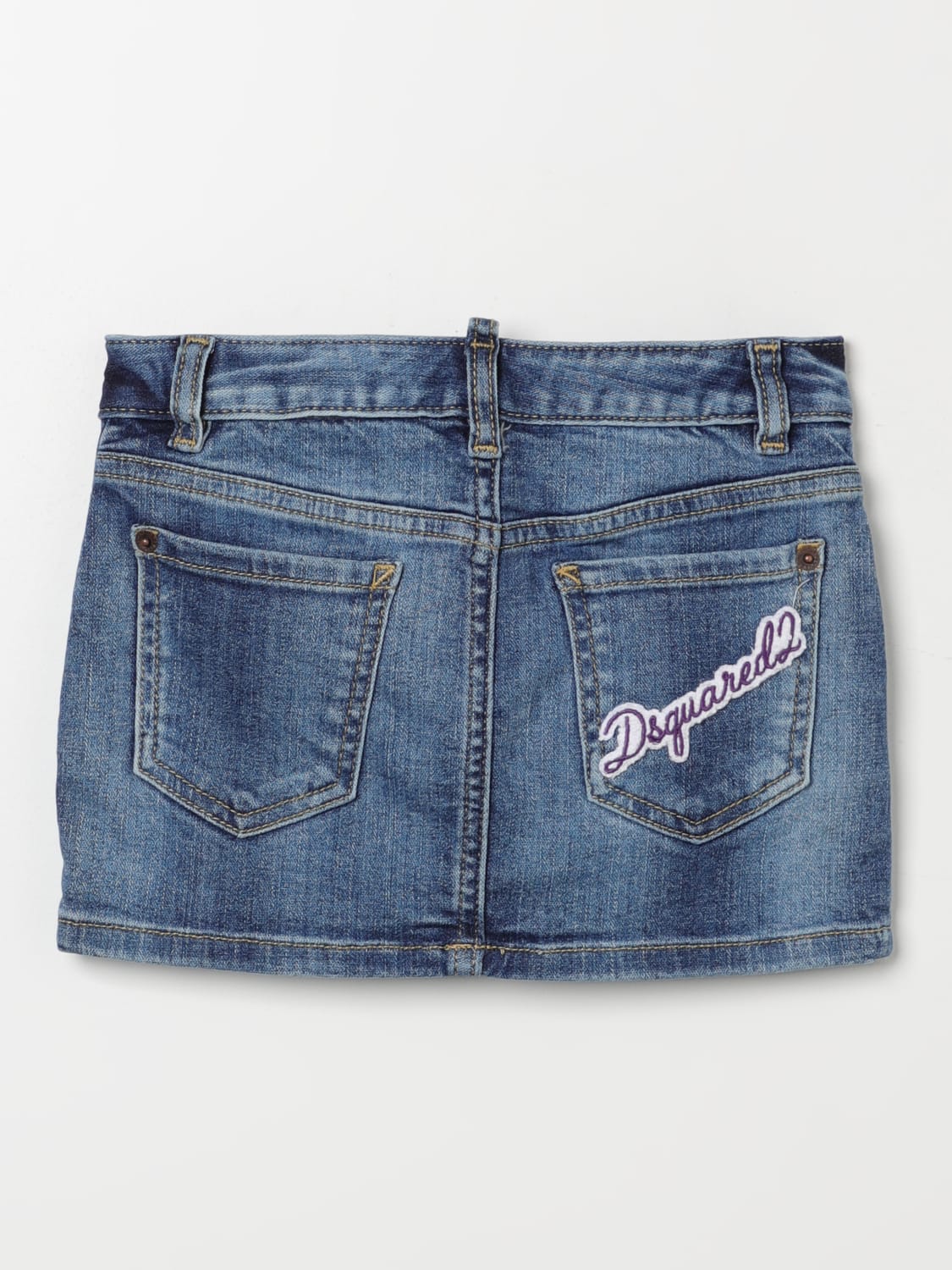 DSQUARED2 SKIRT: Skirt kids Dsquared2 Junior, Denim - Img 2