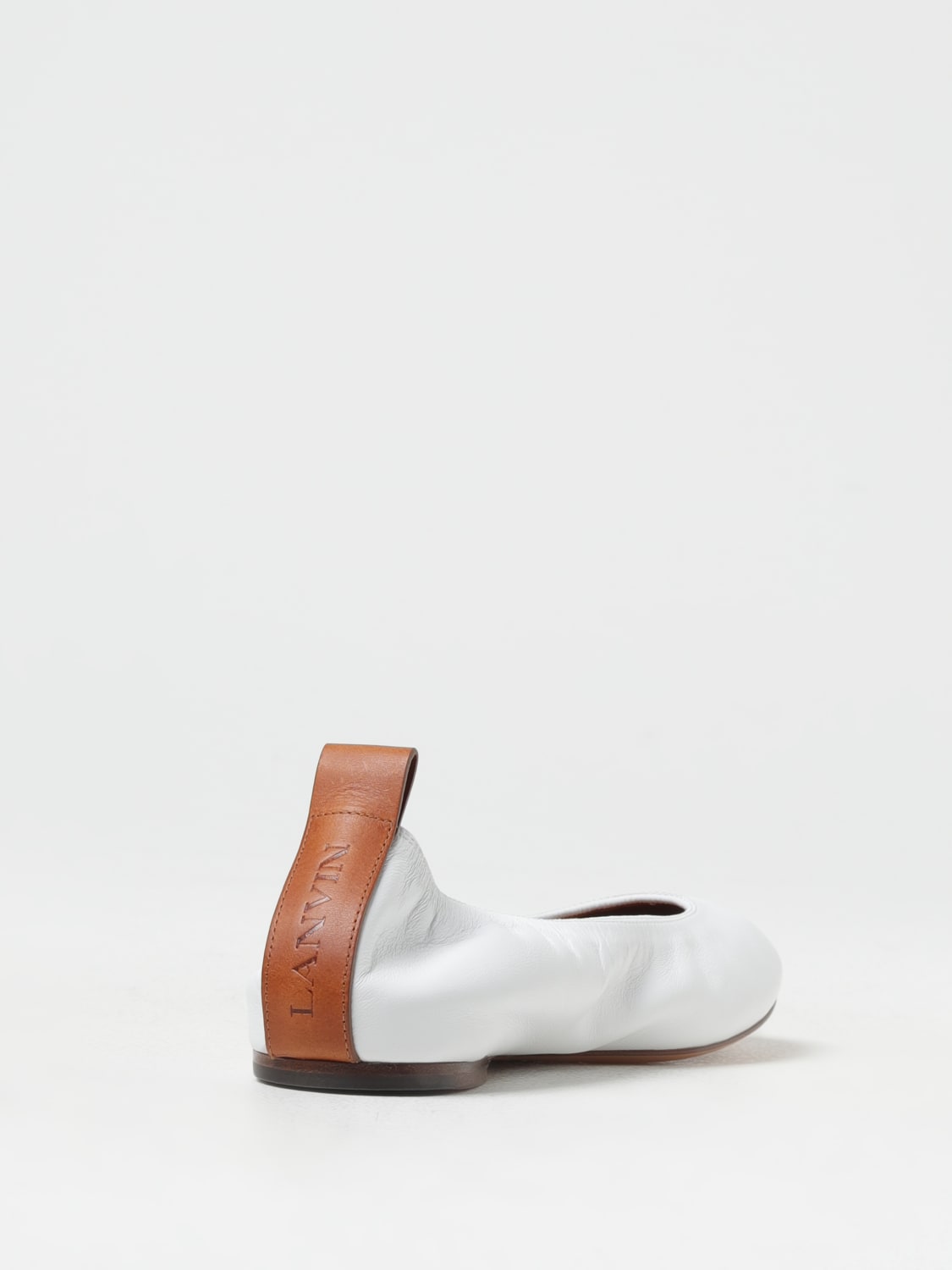 フラットシューズ LANVIN Woman Ballet flats White FWBAMB02NAPAP24 00 Lanvin Outlet: Shoes woman - White | Lanvin ballet flats
