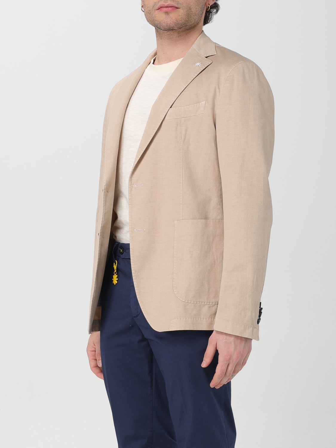 MANUEL RITZ BLAZER: Blazer men Manuel Ritz, Beige - Img 3