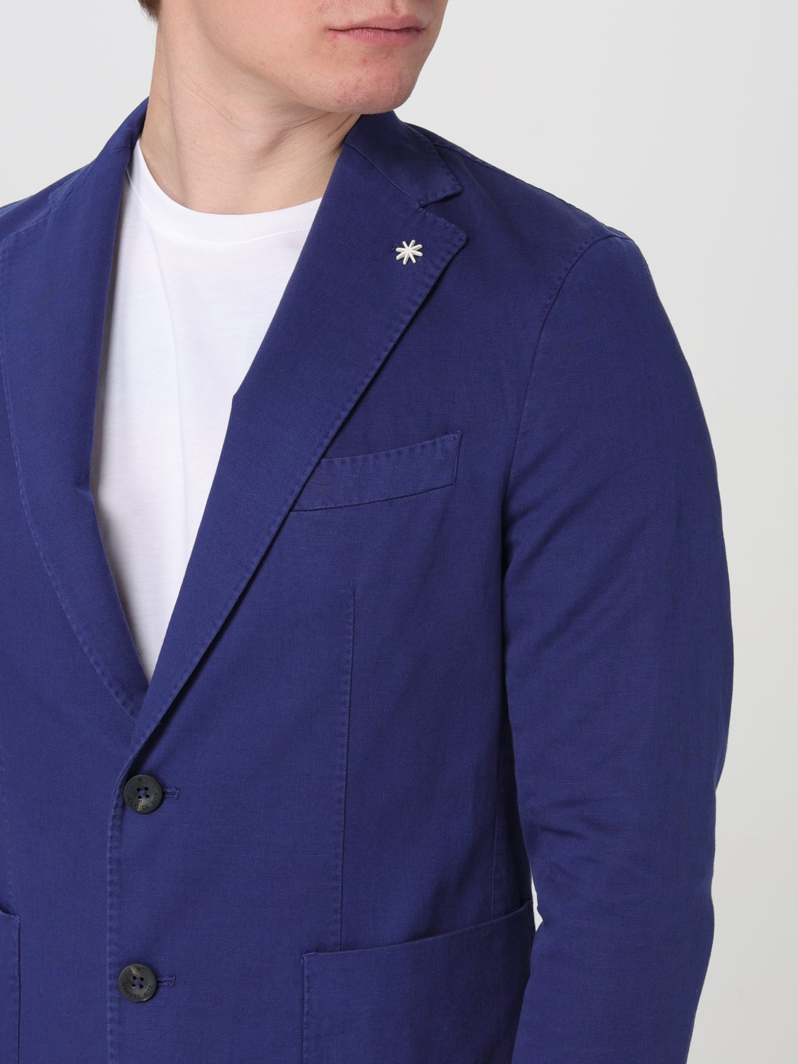 MANUEL RITZ BLAZER: Blazer herren Manuel Ritz, Blau 1 - Img 4