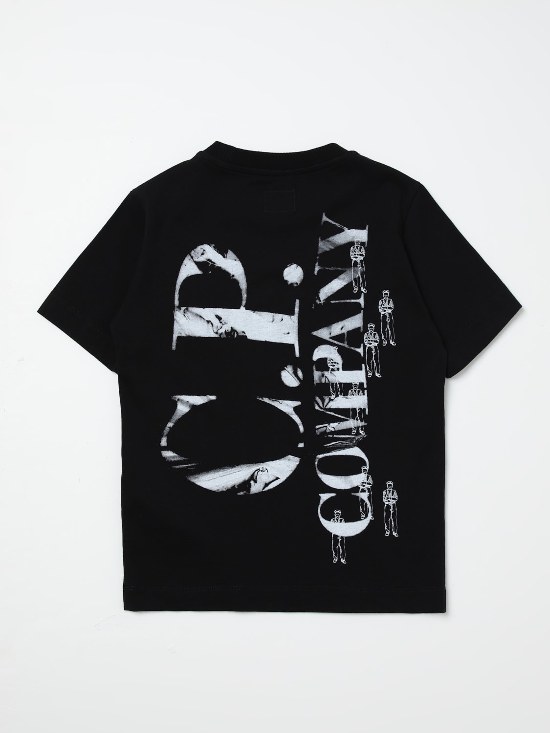 【関税込み】C.P. Company ネイビー ポケットTシャツ C.P. COMPANY:Tシャツ ボーイ - ブラック | GIGLIO.COM