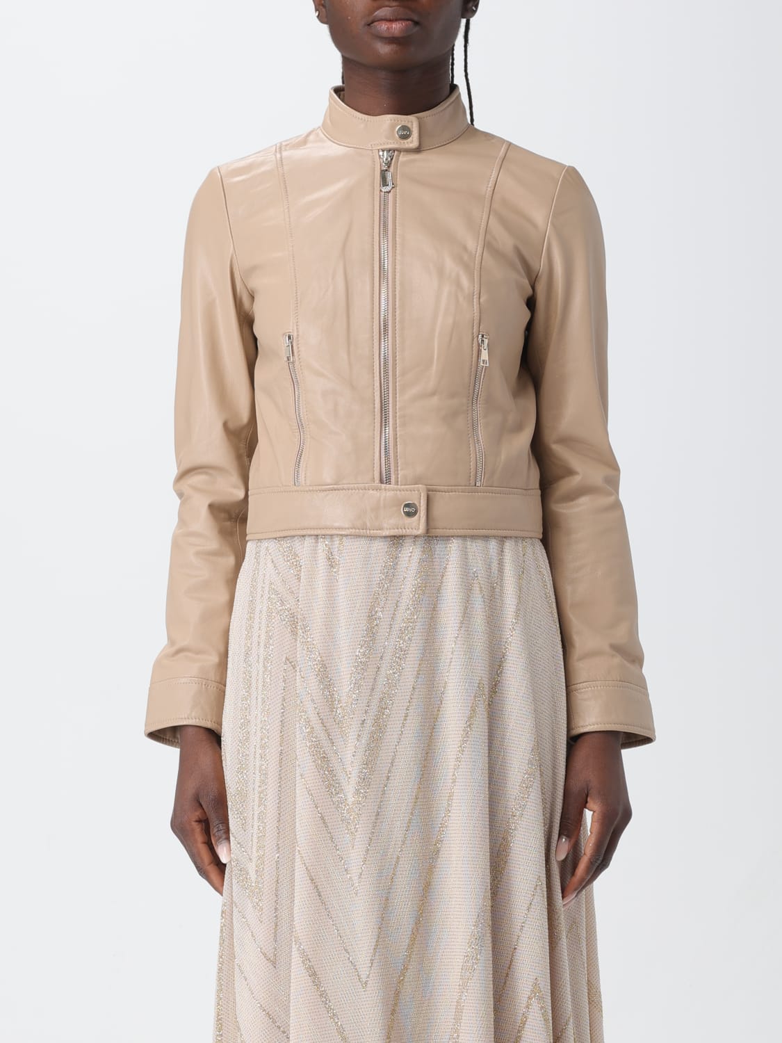 LIU JO JACKET: Blazer woman Liu Jo, Beige - Img 1