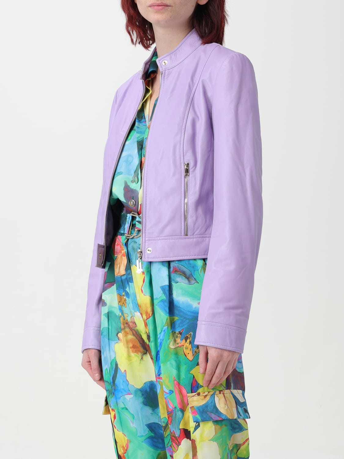 LIU JO JACKET: Blazer woman Liu Jo, Wisteria - Img 3