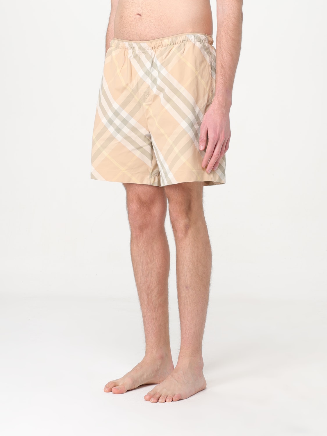 BURBERRY SWIMSUIT: Swimsuit men Burberry, Beige - Img 3