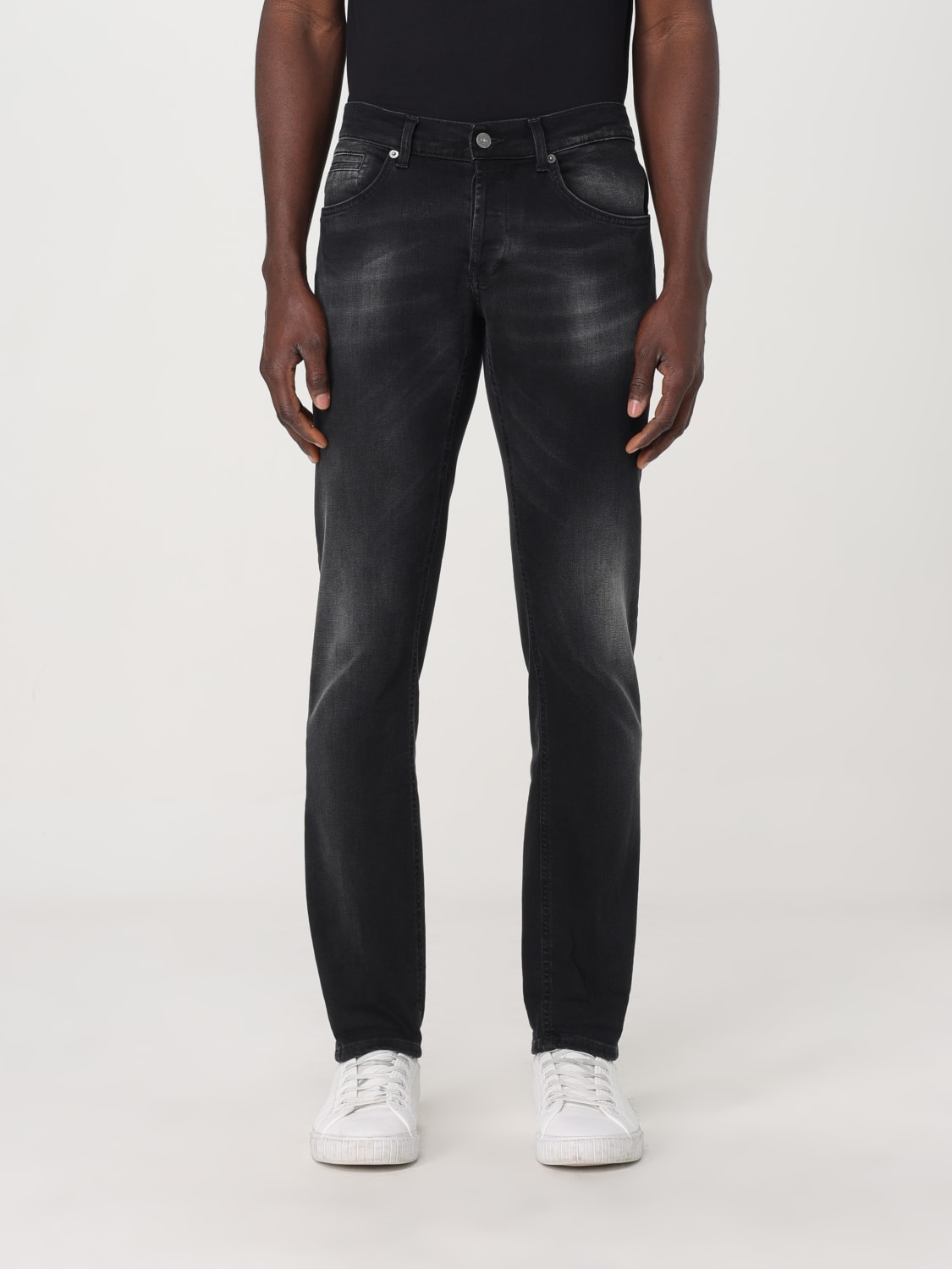 DONDUP PANTS: Pants men Dondup, Black - Img 1