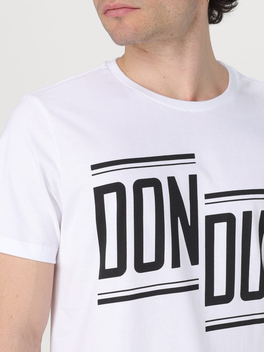 DONDUP: T-shirt men - White | Dondup t-shirt US198JF0309UHD3