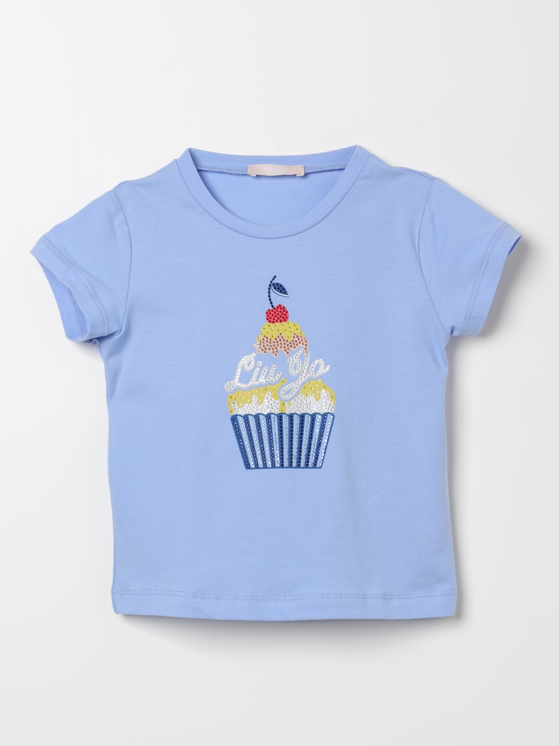 LIU JO T-SHIRT: T-shirt kinder Liu Jo Kids, Hellblau - Img 1