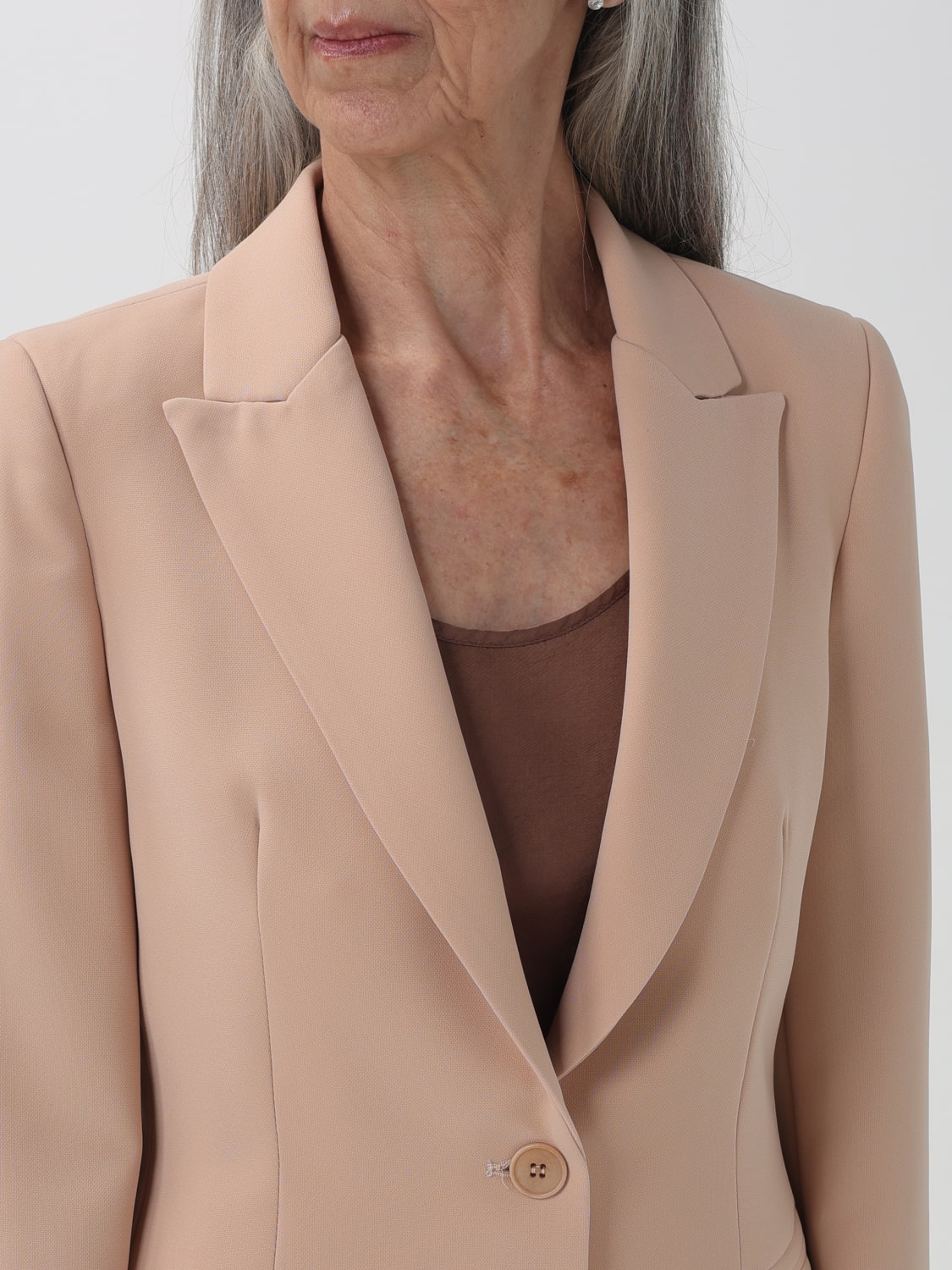 ジャケット KAOS Woman Jacket Nude QP1CO014 1003 Kaos Outlet: Jacket woman - Nude | Kaos jacket QP1CO014