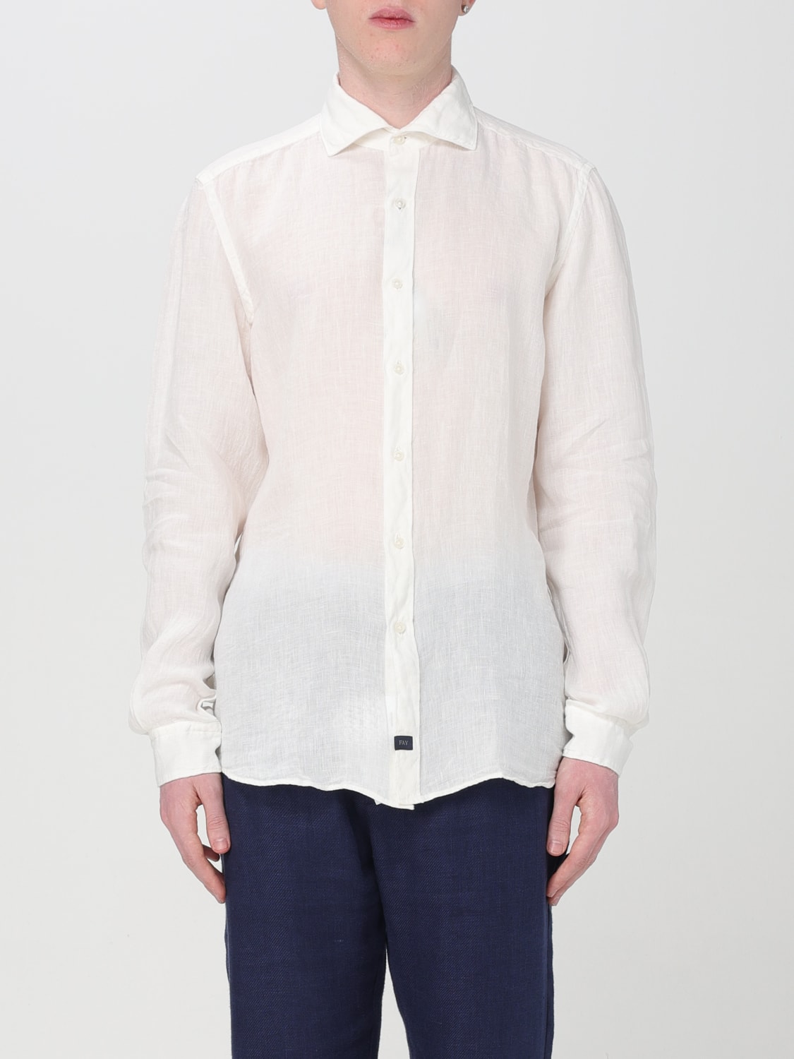 FAY SHIRT: Shirt men Fay, White - Img 1