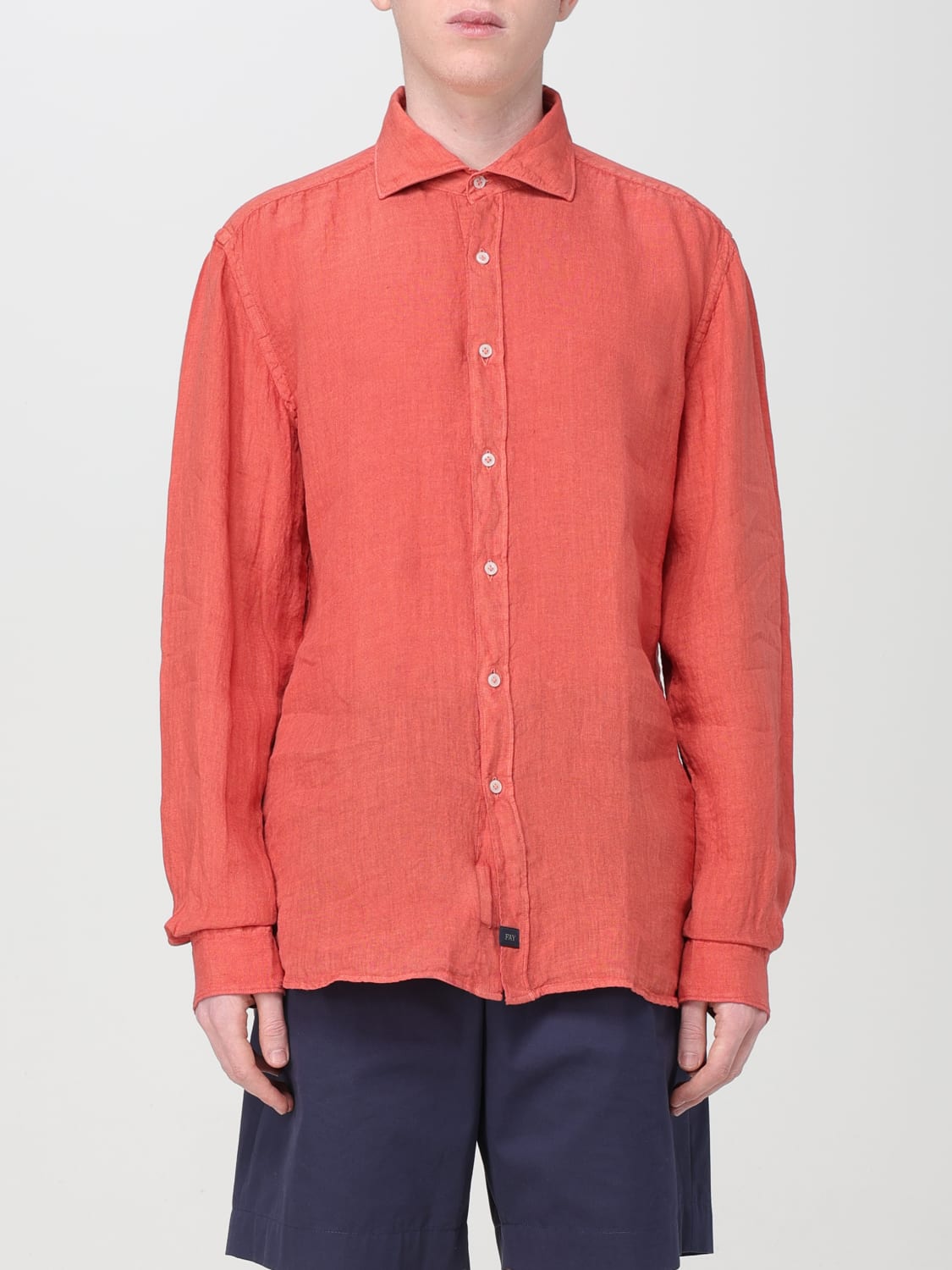 FAY CAMISA: Camisa hombre Fay, Rojo - Img 1