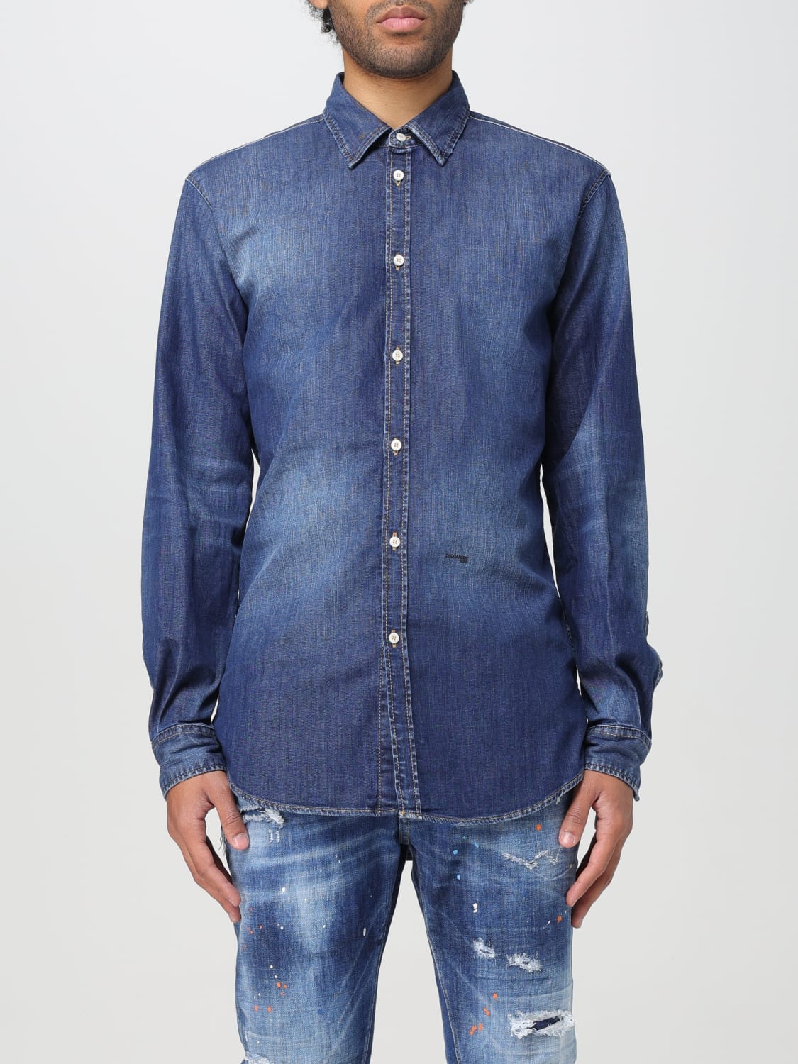 Giglio Camicia Dsquared2 in denim