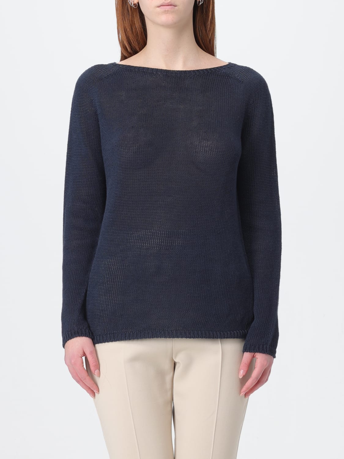 'S MAX MARA: Sweater woman - Blue | 'S Max Mara sweater 2419361043600 ...