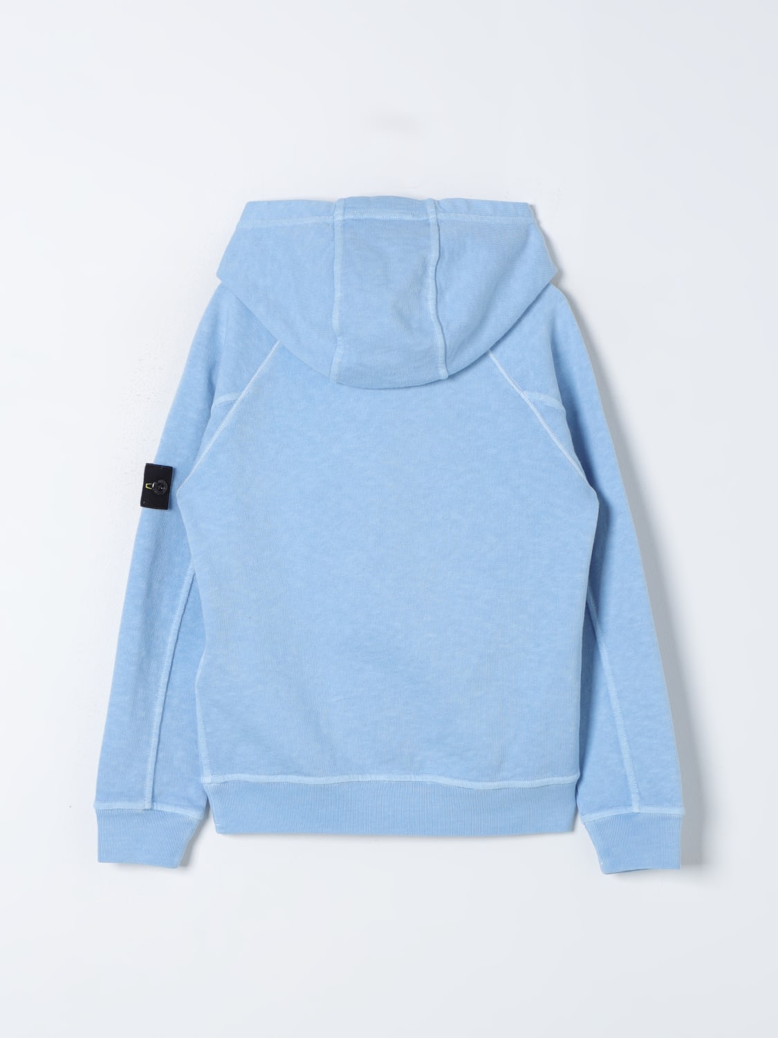 STONE ISLAND JUNIOR JERSEY: Jersey niños Stone Island Junior, Azul Claro - Img 2